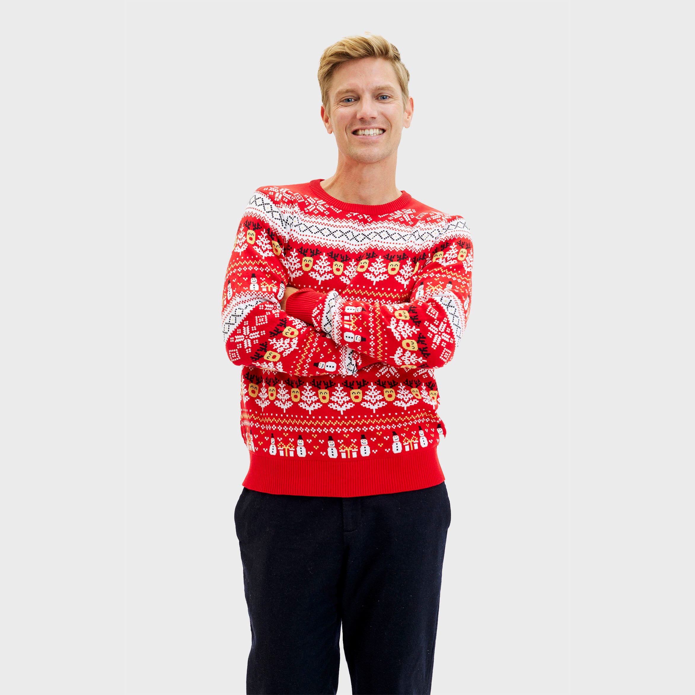 The Reinstyle Sweater Rød - Herre.